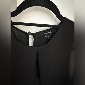 Small forever 21 black professional top